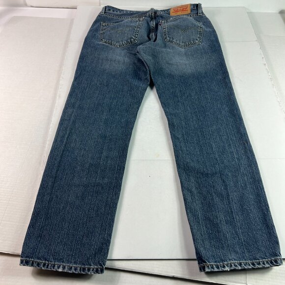 Levi's Jeans Mens 34x29* 559 Relaxed Fit Straight Leg Blue Faded Denim Tag 33x30 - Picture 9 of 16